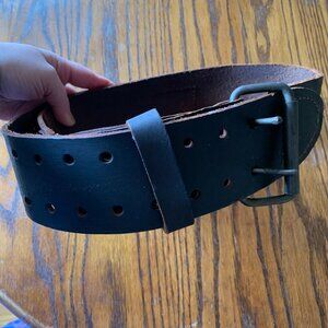 Craftsman 940627 Dk Brown Leather Work Tool Belt Heavy Duty Riveted Sz 37-41